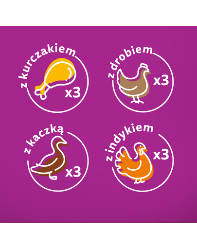 WHISKAS Junior 48x85g Baromfi Frites nedves eledel kiscicáknak zselében: csirke, pulyka, baromfi, kacsa