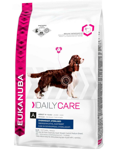 EUKANUBA Daily Care Adult Overweight sterilised 12,5 kg