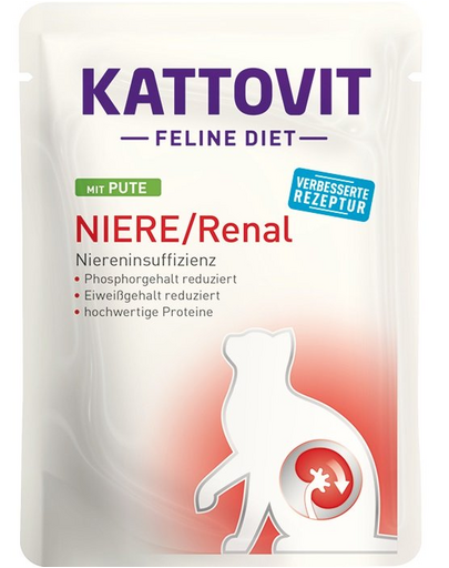 KATTOVIT Feline Diet Renal Pulyka 85 g