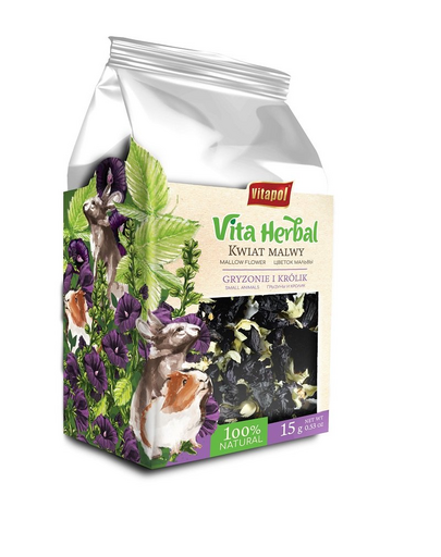 VITAPOL Vita Herbal Mályva virág rágcsálók és nyulak számára 15g