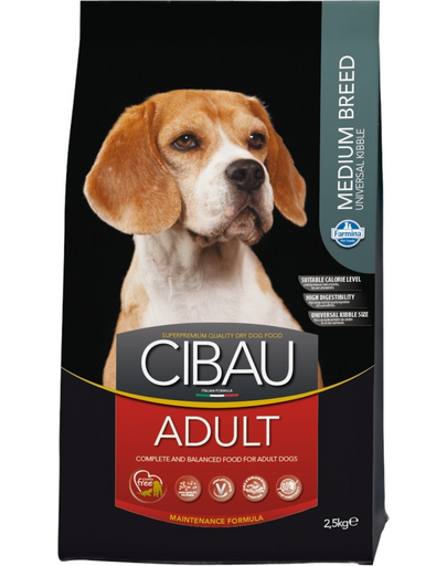 FARMINA Cibau Adult Medium felnőtt, közepes fajtájú kutyáknak 2.5 kg
