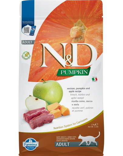 FARMINA N&D Adult Pumpkin venison & apple 1,5 kg