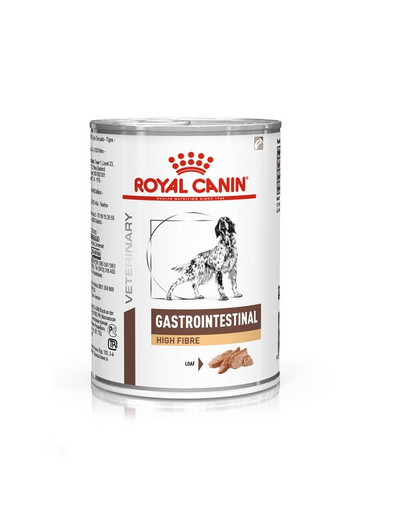 ROYAL CANIN Veterinary Gastrointestinal High Fibre pate 410g diétás kutyatáp