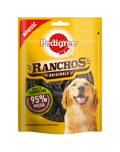 PEDIGREE Ranchos Originals 7x70 g - kutya csemege bárányhússal