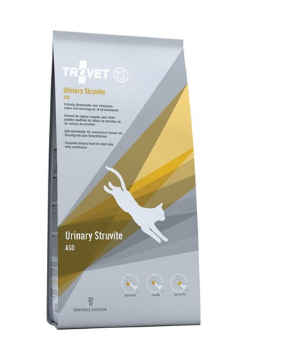 TROVET Urinary Struvite ASD 10 kg-os macska esetében
