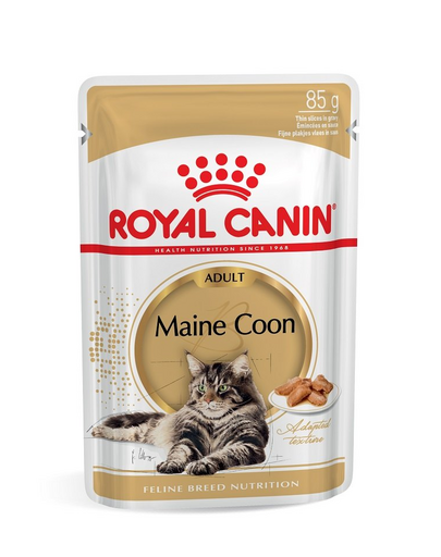 ROYAL CANIN MAINE COON ADULT - Maine Coon felnőtt macska nedves táp 85g x 12
