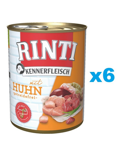 RINTI Kennerfleisch Chicken csirke 6x800 g