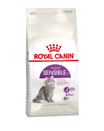 ROYAL CANIN SENSIBLE - érzékeny emésztésű felnőtt macska száraz táp 0,4 kg