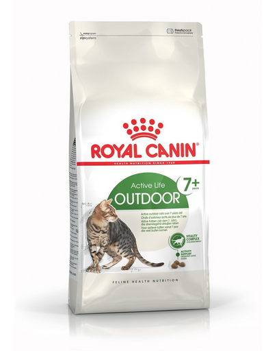 ROYAL CANIN OUTDOOR 7+ - szabadba gyakran kijáró, aktív idősödő macska száraztáp 2 kg
