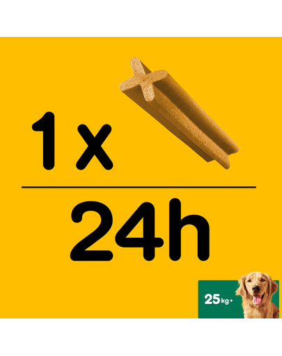 PEDIGREE Fogászati jutalomfalat  Dentastix nagy méretű kutyáknak 4 x 270g