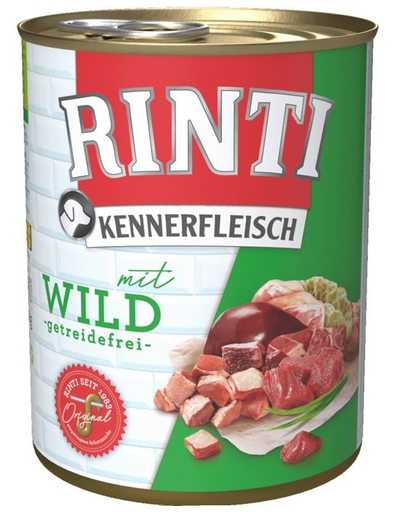 RINTI Kennerfleisch Game szarvas 6x800 g