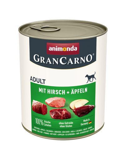 ANIMONDA GranCarno Adult sertéshús szarvashússal és almával 800 g