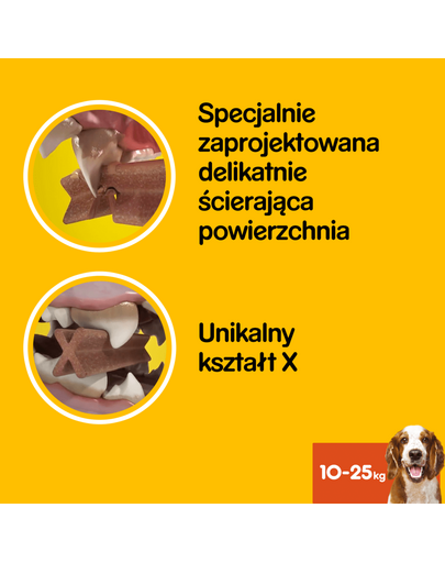 PEDIGREE Dentastix közepes termetű kutyáknak 16 x 180g