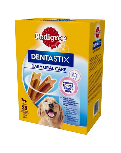PEDIGREE Fogászati jutalomfalat  Dentastix nagy méretű kutyáknak 4 x 270g