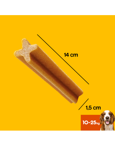 PEDIGREE Fogászati jutalomfalat  közepes méretű kutyáknak Dentastix 180g