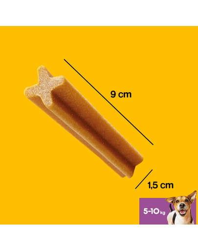 PEDIGREE Jutalomfalat fogászati rudacska, kistermetű kutyáknak Dentastix 110 g x10