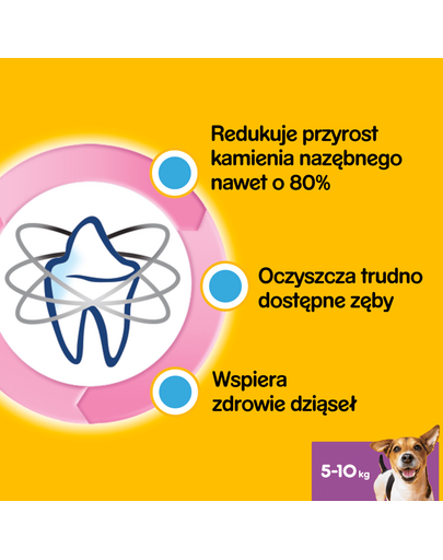 PEDIGREE Fogászati jutalomfalat kisméretű kutyáknak Dentastix 45 g
