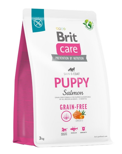 BRIT Care Grain-free Puppy szárazeledel lazaccal 3 kg