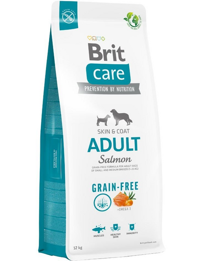 BRIT Care Grain-free Adult szárazeledel lazaccal 12 kg