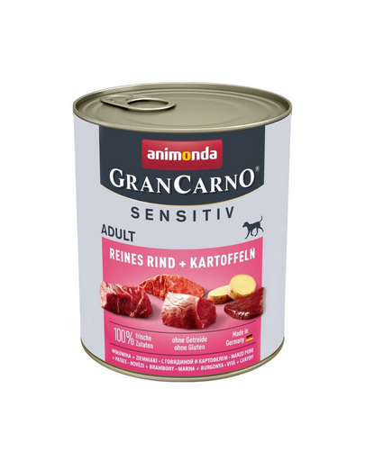 ANIMONDA Grancarno Sensitive Konzerv marhahús krumplival 800 g