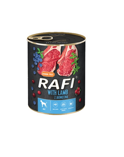 DOLINA NOTECI RAFI Lamb bárányhússal 5 x 800 g nedves kutyaeledel