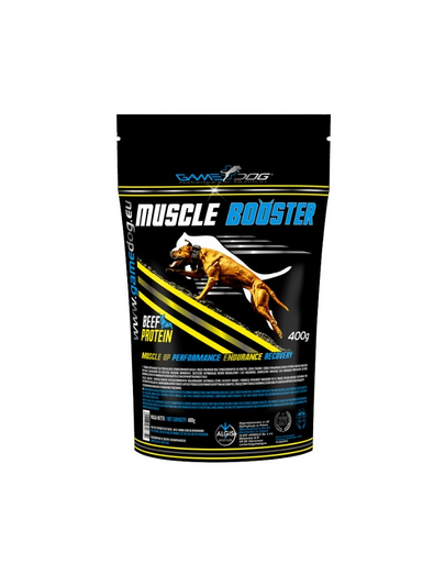 GAME DOG Muscle Booster fehérje- és zsírpótlás kutyáknak 400 g