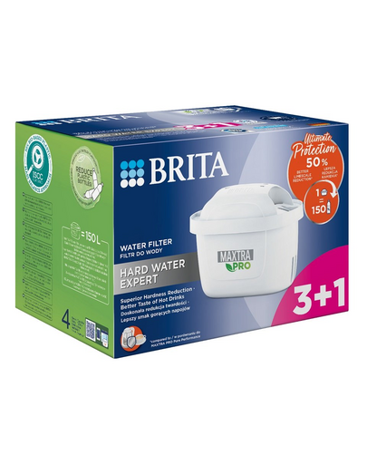 BRITA MAXTRA PRO Hard Water Expert 3+1 vízszűrő (4 db)