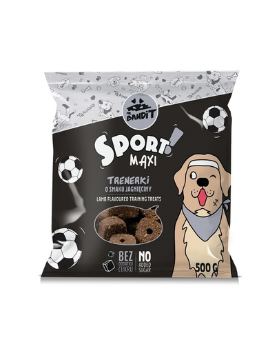 MR. BANDIT Sport Maxi Tréning jutalomfalat Bárány ízesítéssel, 500 g
