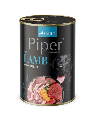 PIPER Nedvestáp bárányhússal és sárgarépával kutyáknak 400 g