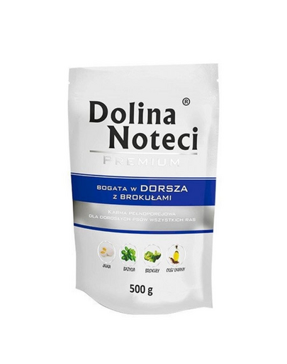 DOLINA NOTECI Premium Gazdag tőkehal brokkolival 10x500 g