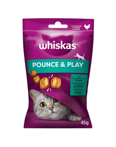 WHISKAS Energy and Vitality 45 g csirkés csemege macskáknak