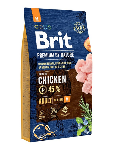 BRIT Premium By Nature Adult Medium M Chicken 8 kg