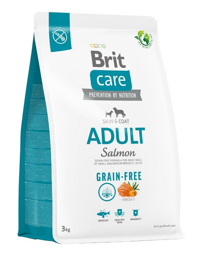 BRIT Care Grain-free Adult szárazeledel lazaccal 3 kg