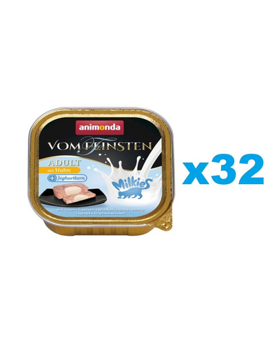 ANIMONDA Vom Feinsten Adult Milk Chicken&Yoghurt Csirke és joghurt 32x100 g