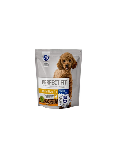 PERFECT FIT Sensitive 1+ Turkey-rich 5x825 g - szárazeledel felnőtt kistestű kutyáknak