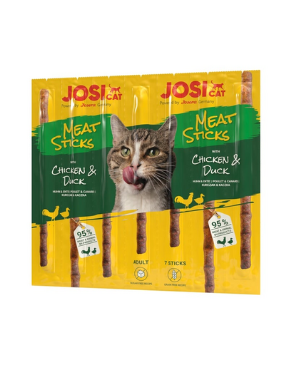 JOSERA JosiCat Meat Sticks csirke és kacsa pálcika macskáknak 35g