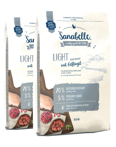 SANABELLE Light Baromfi 20 kg (2 x 10 kg)