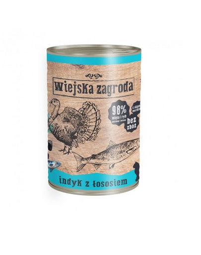 WIEJSKA ZAGRODA Pulyka lazaccal 400g