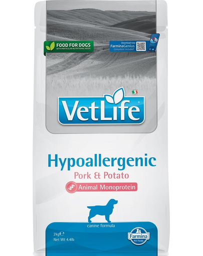 FARMINA VetLife Hypoallergenic Adult Pork diétás macskaeledel 2 kg