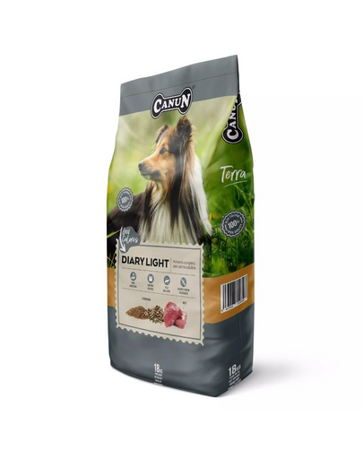 CANUN Terra Diary Light 18 kg senior kutyaeledel