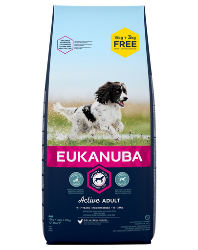 EUKANUBA Adult Medium Breed 18 kg