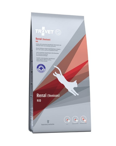 TROVET Renal Venison RID Cat vadhús 3 kg