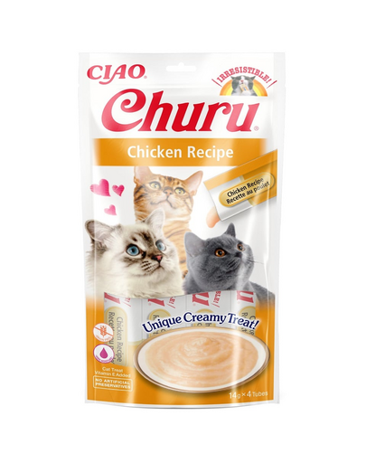 INABA Churu Cat tejszínes csirkés macskaeledel 56 g