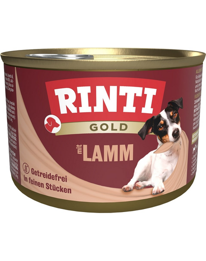 RINTI Gold Lamb Mini Bárányhús kistestű fajtáknak 185 g