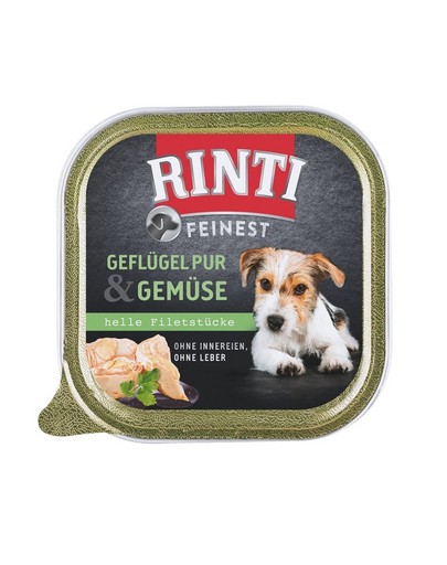 RINTI Feinest Poultry Pure&Vegetables baromfi és zöldségek 150 g