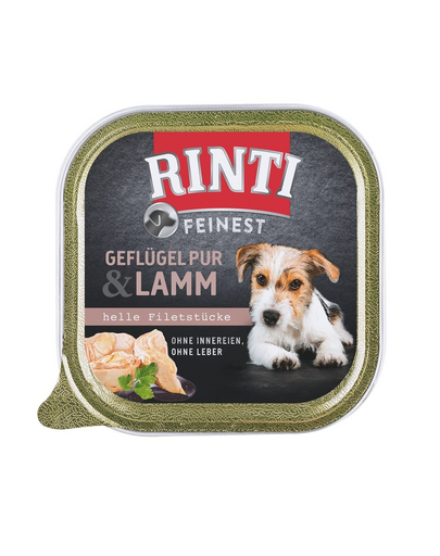 RINTI Feinest Poultry Pure&Lamb baromfi és bárány 150 g