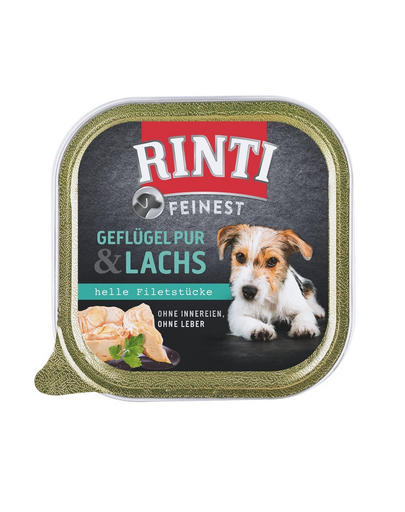 RINTI Feinest Poultry Pure&Salmon baromfi és lazac 150 g