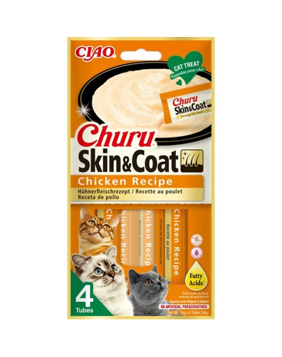 INABA Churu Skin&Coat 4x14g