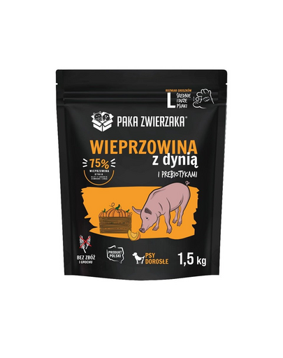 PAKA ZWIERZAKA Seventh Heaven Dry food Pork with pumpkin L 1,5 kg