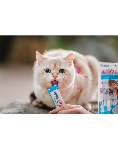 INABA Churu Cat krém macska kezelésére tonhal és fésűkagyló 56 g